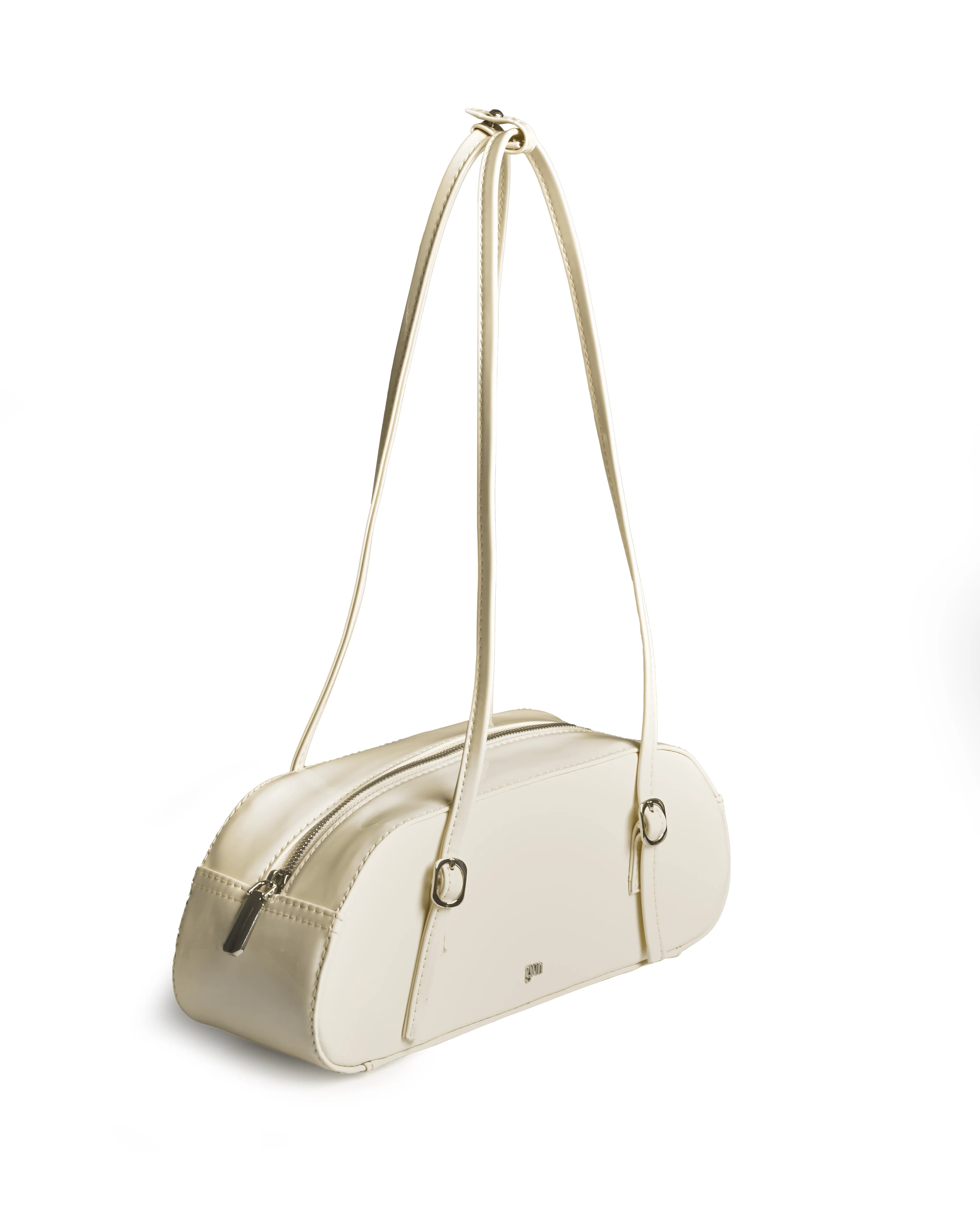 Baguette Bag in Eggshell (Patent) - Image 3
