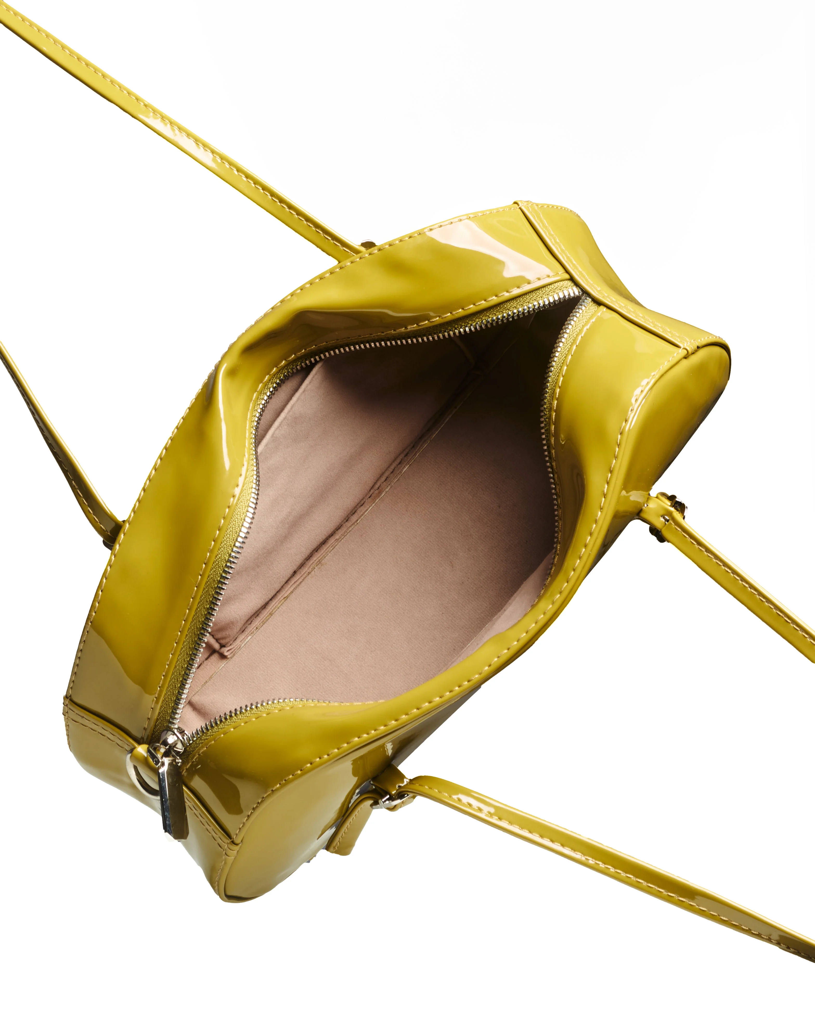 Baguette Bag in Eggshell (Patent) - Image 4
