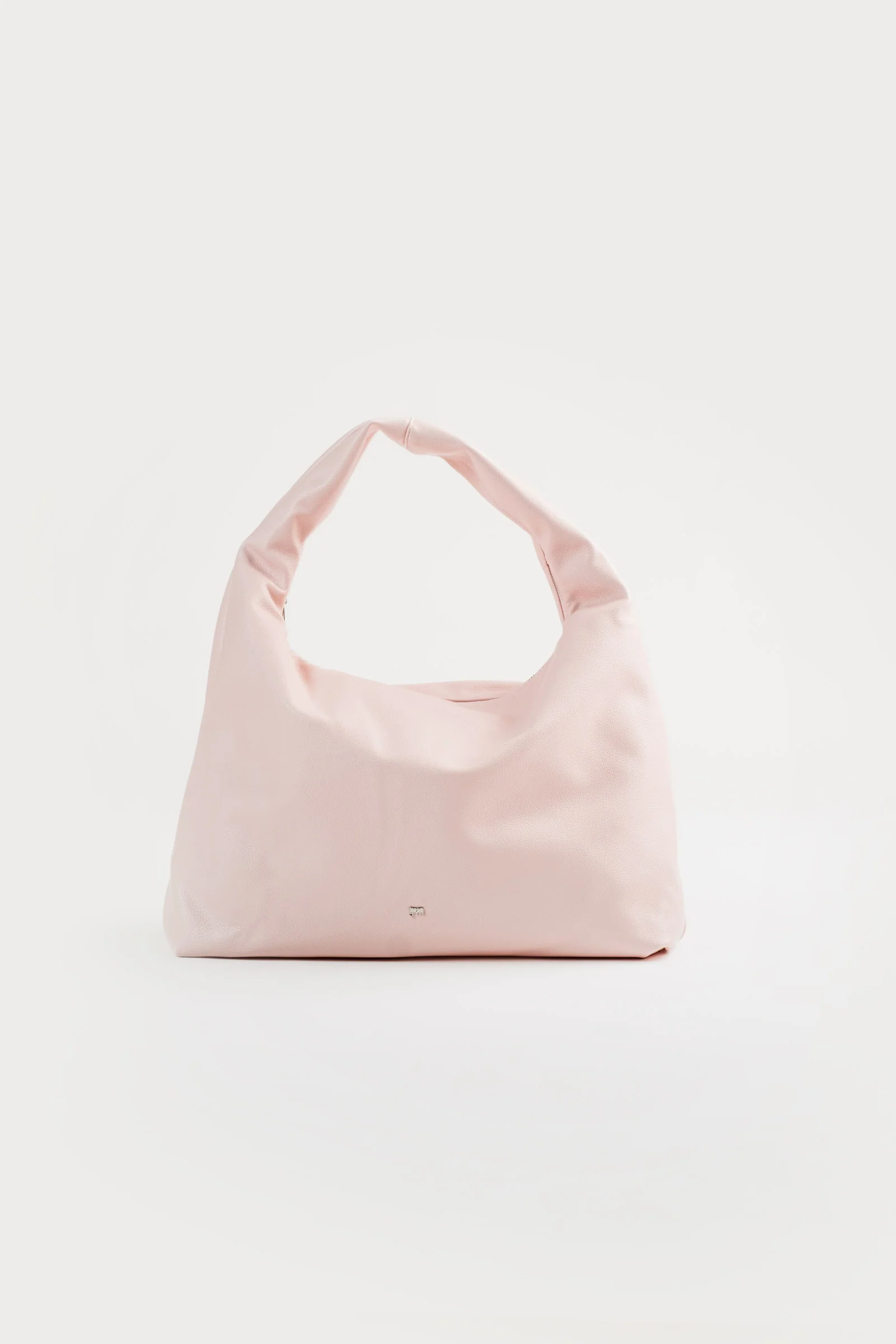 Large Hobo Bag in Blush (Light Pebbled) - Image 3