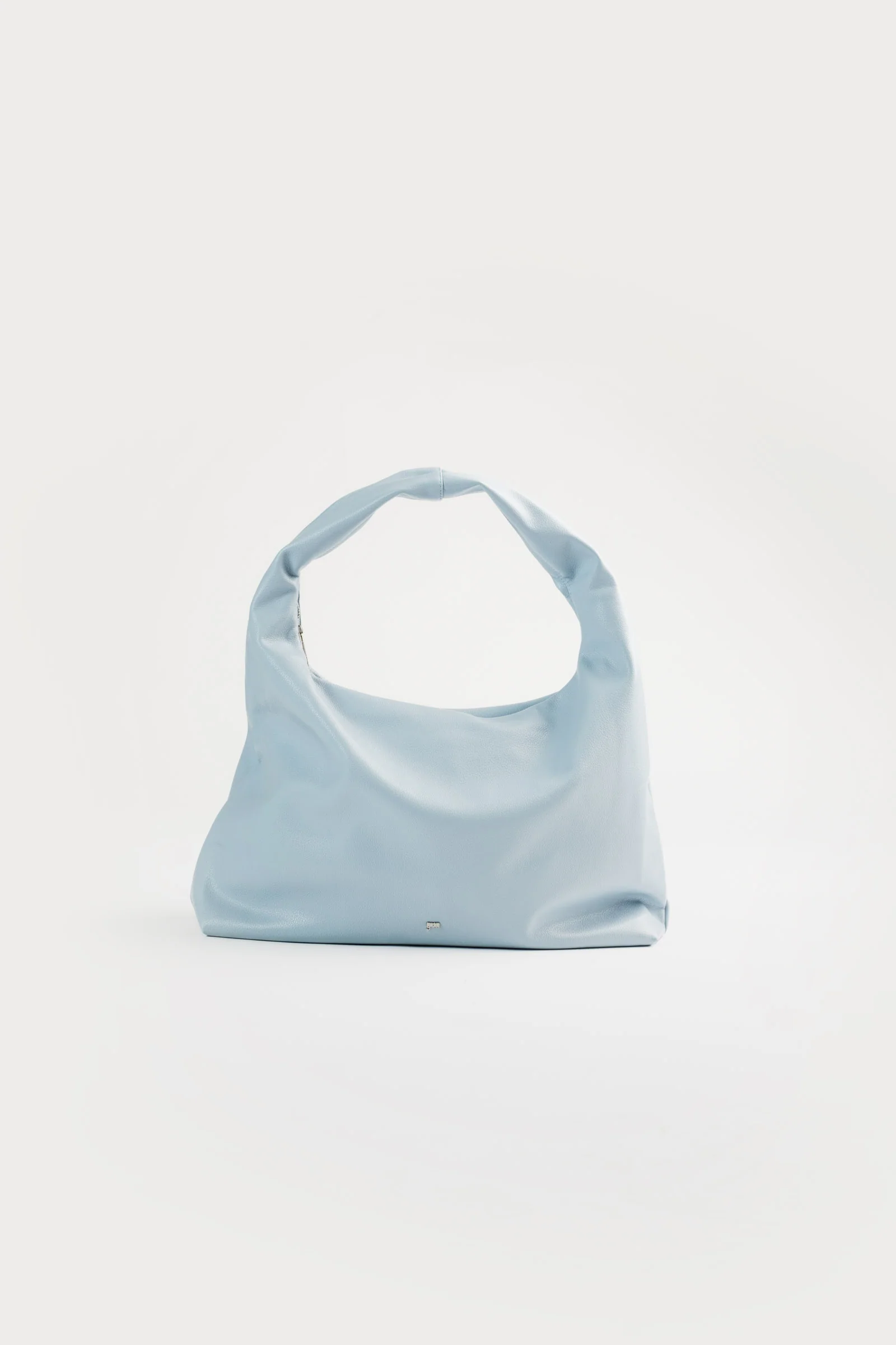 Large Hobo Bag in Cornflower (Light Pebbled) - Image 3