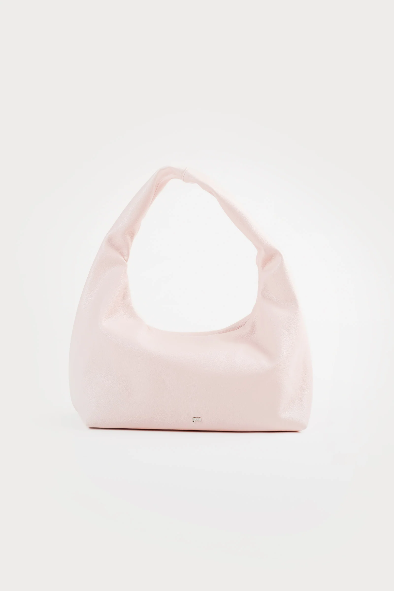 Medium Hobo Bag in Blush (Light Pebbled) - Image 3