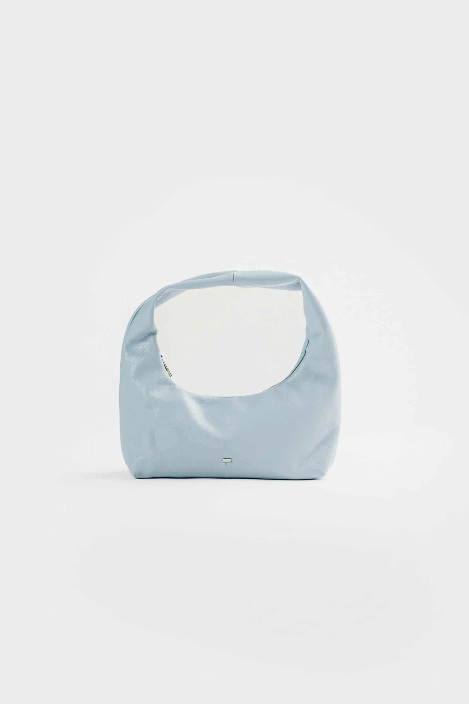 Small Hobo Bag in Cornflower (Light Pebbled) - Image 3