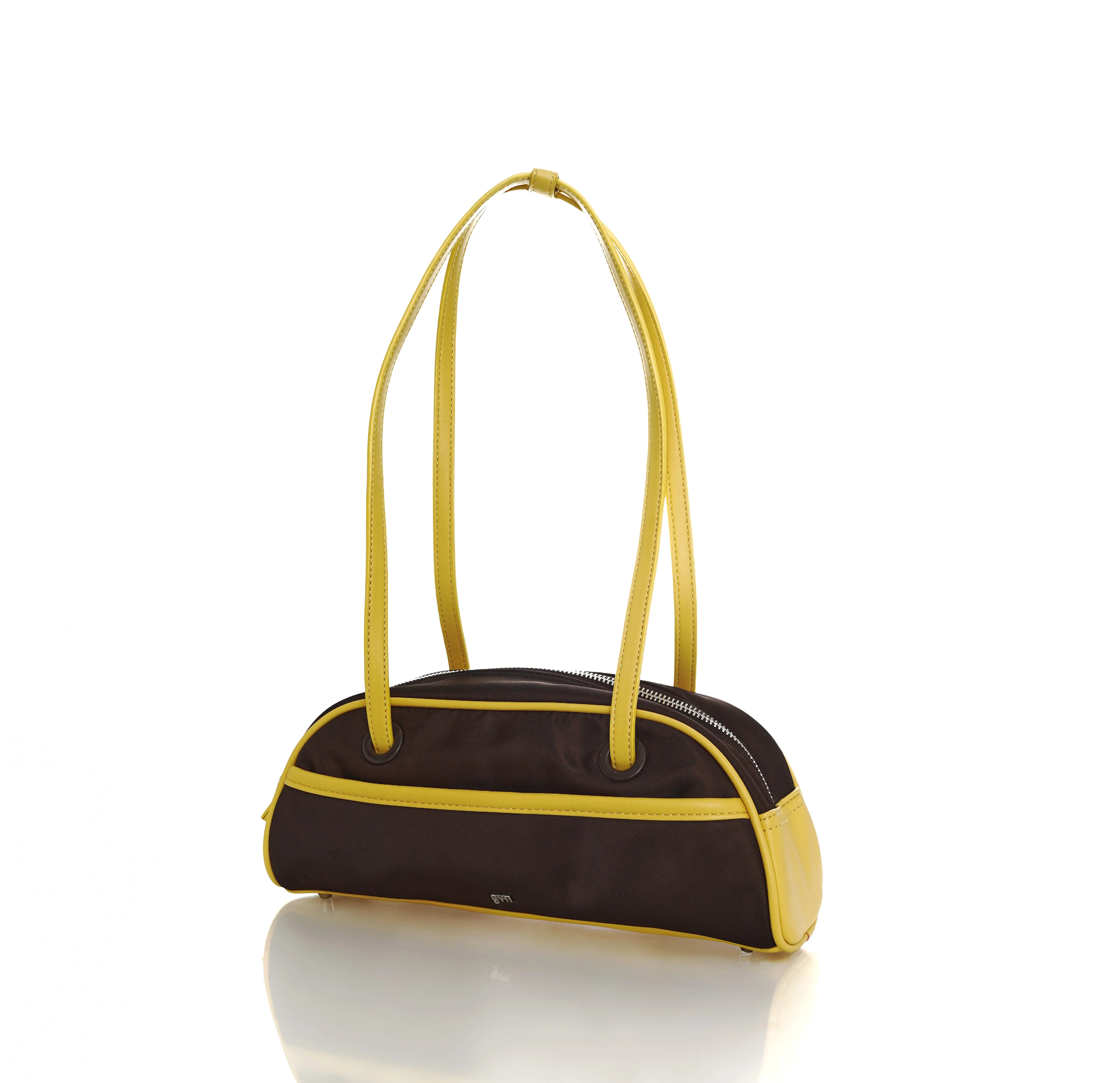 Small Nylon Bowler Bag in Honeycomb - Image 3